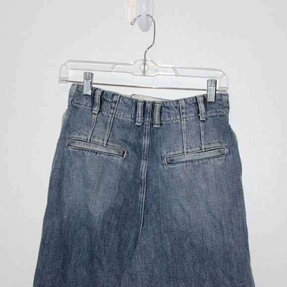 Free People We the Free Women's East Coast Wide Leg Trouser Jeans Blue Size 26 - Picture 7 of 12